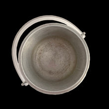 Load image into Gallery viewer, Vintage dome-shaped brushed aluminum ice bucket with clear lucite handle and knob. Crafted by Kromex, USA, 1950s. A fabulous example of mid-century design and style!
In used vintage condition with wear to the metal. The handle and knob are in excellent condition. Marked on the bottom, Kromex Enduringly Beautiful.
Measures 8 1/4 x 8 inches