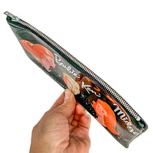 Load image into Gallery viewer, Vintage Barbie® Ken® Midge® Black Vinyl Zippered Pencil Case 1965, Mattel, USA