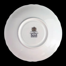 Load image into Gallery viewer, Vintage fine bone china blue teacup and saucer with colourful roses and gold gilt filigree and trim. Crafted by PARAGON, England. A lovely way to enjoy a cuppa tea!
In excellent condition, no chips, cracks or repairs. Single warrant stamp.
Measures 3 1/4 x 2 7/8 inches | Saucer measures 5 5/8 inches