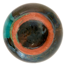 Load image into Gallery viewer, Bottom view of vintage Blue Mountain Pottery bud vase displaying maker's mark