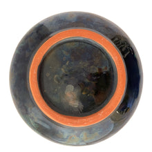 Load image into Gallery viewer, Bottom of Blue Mountain Pottery vase showing faint maker's mark from Collingwood Ontario studio