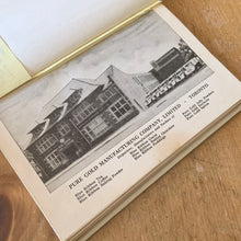 Load image into Gallery viewer, This vintage hardcover Blue Ribbon and Pure Gold Cook Book – For Everyday Use in Canadian Homes is a jam-packed collection of recipes using Pure Gold Manufacturing Company products. 158 pages filled with cooking techniques, hundreds of recipes and extensive index. 19th Edition, 1946 and retains one of the four original mail-in coupons at the front of the book. There are six pages of vibrant colour advertisements for Blue Ribbon and Pure Gold products.