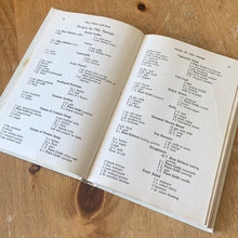 Load image into Gallery viewer, This vintage hardcover Blue Ribbon and Pure Gold Cook Book – For Everyday Use in Canadian Homes is a jam-packed collection of recipes using Pure Gold Manufacturing Company products. 158 pages filled with cooking techniques, hundreds of recipes and extensive index. 19th Edition, 1946 and retains one of the four original mail-in coupons at the front of the book. There are six pages of vibrant colour advertisements for Blue Ribbon and Pure Gold products.
