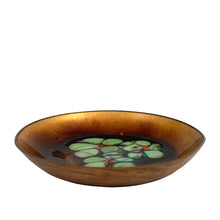Load image into Gallery viewer, Side view of vintage 1960s Bovano enamel on copper trinket dish