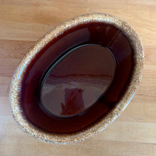 Load image into Gallery viewer, Vintage brown drip glaze hen-on-nest oven-proof casserole dish. Crafted by Hull Pottery, USA, 1960s. What a fabulous way to prepare and serve your favourite casserole!
In excellent condition, no chips/cracks/repairs. Maker's marks.
Measures 10 x 7 1/2 x 9 3/4 inches