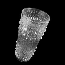 Load image into Gallery viewer, Vintage modernist style Candle Wax clear glass cylinder vase. Designed by Frantisek Peceny for Hermanova Hut, Czechoslovakia, 1974. A gorgeous piece of art glass to add to your collection.
In excellent condition, no chips.
Measures 2 7/8 x 7 inches