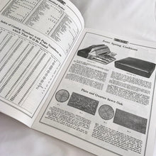 Load image into Gallery viewer, Vintage reproduction of the "Catalog of Mission Furniture 1913, Sectional Come-Packt Furniture" softcover reference book. Algrove Publishing, Canada, 2004. This book is an authentic reproduction of the original catalogue and features detailed illustration, photographs and a plethora of information! Pages not included were the final page chart of wood stains and leather dyes in colour due to the difficulty of accurately reproducing colours. Measures 8 3/4 x 12 inches 68 pages