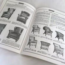 Load image into Gallery viewer, Vintage reproduction of the "Catalog of Mission Furniture 1913, Sectional Come-Packt Furniture" softcover reference book. Algrove Publishing, Canada, 2004. This book is an authentic reproduction of the original catalogue and features detailed illustration, photographs and a plethora of information! Pages not included were the final page chart of wood stains and leather dyes in colour due to the difficulty of accurately reproducing colours. Measures 8 3/4 x 12 inches 68 pages