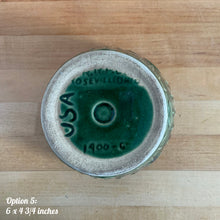Load image into Gallery viewer, Jacks Daughter of All Trades Vintage Antique Mid-Century Retro Boho Bohemian Store Shop Reseller Etsy Shopify Toronto Canada Free Porch Pick Up Local Delivery Worldwide Shipping Judy Weinberg Unique Wdding Housewarming Sustainable Home Decor Collectible Collector Gift Farmhouse Cottagecore Cottage Grannycore Shabby Chic Celestial Moon and Star ceramic stoneware garden planter pot Robinson Ransbottom Pottery Company 1960s plants houseplant flowers container garden