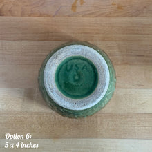 Load image into Gallery viewer, Jacks Daughter of All Trades Vintage Antique Mid-Century Retro Boho Bohemian Store Shop Reseller Etsy Shopify Toronto Canada Free Porch Pick Up Local Delivery Worldwide Shipping Judy Weinberg Unique Wdding Housewarming Sustainable Home Decor Collectible Collector Gift Farmhouse Cottagecore Cottage Grannycore Shabby Chic Celestial Moon and Star ceramic stoneware garden planter pot Robinson Ransbottom Pottery Company 1960s plants houseplant flowers container garden indoor outdoor