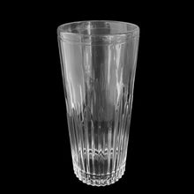 Load image into Gallery viewer, Vintage Art Deco Cocktailer glass cocktail shaker and chrome lid features a varying height vertical rib gothic pattern. Crafted by Indiana Glass, USA, 1950s. A stunning piece to add to your barware collection!
In used vintage condition, no chips, chrome very minor wear.
Measures 3 5/8 x 10 inches
Capacity 32 ounces