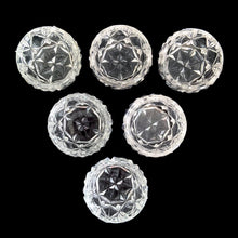 Load image into Gallery viewer, Overhead top view of the 1950s Czechoslovakian crystal set arranged for display.