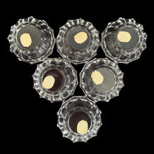 Load image into Gallery viewer, Jacks Daughter of All Trades Vintage Retro Mid-Century Modern Modernist Store Shop Reseller Etsy Shopify Toronto Canada Free Porch Pick Up Local Delivery Worldwide Shipping Judy Weinberg Unique Housewarming Hostess Sustainable Gift Home Decor Collectible Collector Art Glass Bohemia Crystal Czech Czechoslovakia Clear Glass Salt Cellar Spoon Wedding Gift