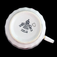 Load image into Gallery viewer, Jacks Daughter of All Trades Vintage Antique Retro Mid-Century Modern Modernist Kitsch Store Shop Reseller Etsy Shopify Toronto Canada Free Porch Pick Up Local Delivery Worldwide Shipping Judy Weinberg Unique Housewarming Hostess Sustainable Gift Home Decor Collectible Collector Gift Mom Mothers Day Birthday Gold Filigree Dark Red Roses Delphine Swirl Bone China Teacup and Saucer Farmhouse Cottagecore Cottage Shabby Chic Grannycore Fancy High Tea Party