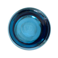 Load image into Gallery viewer, Vintage Dominion Smokey Blue Tulip Flat Juice Glass, 6 oz