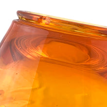 Load image into Gallery viewer, Bottom of Viking Glass Epic Line bowl showing small chip to rim