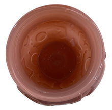 Load image into Gallery viewer, Vintage Chocolate Brown Embossed Glass Cookie Jar, Hazel-Atlas Glass, USA