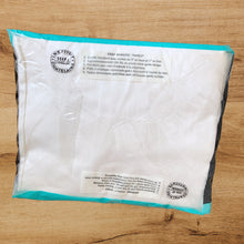 Load image into Gallery viewer, Vintage Family white twin size flat bed sheet, featuring 135 threads per inch thread count, and made from 100% cotton. Crafted by Wabasso, Canada, circa 1960s. There's nothing like sleeping on a pure cotton sheet!
This sheet is new old stock in original plastic packaging. Excellent condition.
Measures 72 x 100 inches