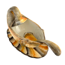 Load image into Gallery viewer, Vintage hand painted ceramic Majolica style figural fish serving platter, plates, dishes and sauce boat in shades of yellow, ochre and gray. Crafted by R. B. Ceramiche Artistiche, Italy, 1960s. This unique tableware is perfect for fish lovers!