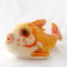 Load image into Gallery viewer, Front view showing the peach felt mouth and whimsical facial expression.