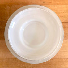 Load image into Gallery viewer, Vintage mid-century white glass lidded canister or cookie jar hand painted with flowers and fruits. Crafted by Bartlett Collins, 1960s. A nice sized and pretty jar to store cookies or dry goods.
In excellent condition, no chips, minor wear to the gold.
Measures 7 x 9 1/2 inches