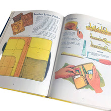 Load image into Gallery viewer, Vintage mid-century The Golden Book of Crafts and Hobbies, hardcover book. Beautifully illustrated in colour, this is not your average "craft" book. Its 104 pages contains a range advanced nature camp type projects to be completed independently or with adult supervision. Written by W. Ben Hunt and published by Western Publishing, USA, copyright 1957. This is the sixteenth edition printed in 1972. The bound book is in excellent condition. Previous owners name marked in pen (see photos).