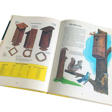 Load image into Gallery viewer, Vintage mid-century The Golden Book of Crafts and Hobbies, hardcover book. Beautifully illustrated in colour, this is not your average "craft" book. Its 104 pages contains a range advanced nature camp type projects to be completed independently or with adult supervision. Written by W. Ben Hunt and published by Western Publishing, USA, copyright 1957. This is the sixteenth edition printed in 1972. The bound book is in excellent condition. Previous owners name marked in pen (see photos).