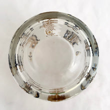 Load image into Gallery viewer, Jacks Daughter of All Trades Vintage Antique Mid-Century Kitsch Store Shop Reseller Etsy Shopify Toronto Canada Free Porch Pick Up Local Delivery Worldwide Shipping Judy Weinberg Unique Housewarming Gift Sustainable Gift Wedding Gift Collectible Collector Gift Industrial Hollywood Regency Art Deco Golden Foliage and Fleurs-de-lis flared glass ice bucket Libbey Glass USA 1950s Glassware Bar Barware Cart Mad Men Cocktail Happy Hour Party Luxury