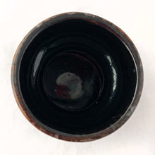 Load image into Gallery viewer, Vintage mid-century modern Fat Lava glaze vase in mottled gray and blue with red streaks vase, shape 1248. Produced by Strehla Keramik, Germany, circa 1960s. The shape of this vase lends itself well for forcing flower bulbs or a beautiful bouquet. In excellent condition, free from chips/cracks/repairs. Maker's mark on the bottom with the number 1248 denoting the shape. Measures 2 5/8 x 4 1/2 inches.