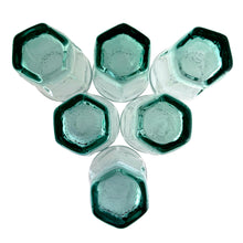 Load image into Gallery viewer, Jacks Daughter of All Trades Vintage Antique Mid-Century Kitsch Store Shop Reseller Etsy Shopify Toronto Canada Free Porch Pick Up Local Delivery Worldwide Shipping Judy Weinberg Unique Housewarming Gift Sustainable Gift Wedding Gift Home Decor Collectible Collector Gift Farmhouse Cottagecore Cottage Lodge Shabby Chic Industrial green Chivalry cooler glass tumblers Libbey Glass 1980s 1990s 2000s drinkware