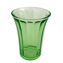 Load image into Gallery viewer, Vintage "FEG77" Green Uranium Depression Glass Juice Tumbler, Federal Glass, USA