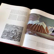Load image into Gallery viewer, Vintage The Group of Seven hard cover art book. Written by Peter Mellen and published by McClelland and Stewart, Canada, 1971 (third printing). Its 231 pages are filled with the history and images of Canada's most famous group of early 20th century artists who focused on painting the complex and varying landscapes of the country in their unique style. In great vintage condition, minor tear to back of book jacket.