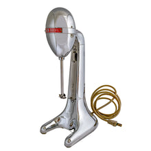 Load image into Gallery viewer, Fantastic find! Vintage mid-century era No. 51 Hamilton Beach iconic milkshake machine! Physically, the chrome is in excellent condition. The electrical cord has wear and we tried plugging it in and got the wrrr sound from the motor, but the spindle wouldn't spin so it needs repair. Measures 5 1/4 x 6 1/2 x 14 1/4 inches