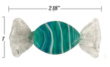 Load image into Gallery viewer, Sweet and sophisticated vintage hand blown colourful glass candies in a variety of colours and shapes. Crafted in Murano, Italy. These candies are so much fun to use to style your home. What a great way to begin or add to your Murano Art Glass collection!  In excellent condition, free from chips.