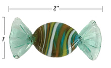 Load image into Gallery viewer, Sweet and sophisticated vintage hand blown colourful glass candies in a variety of colours and shapes. Crafted in Murano, Italy. These candies are so much fun to use to style your home. What a great way to begin or add to your Murano Art Glass collection!  In excellent condition, free from chips.