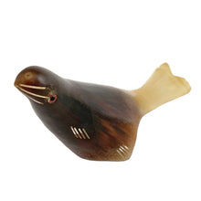 Load image into Gallery viewer, Vintage Hand Carved Folk Art Sea Lion Buffalo Horn