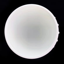 Load image into Gallery viewer, This vintage white milk glass "Hobnail" footed goblet is the epitome of simple elegance! Crafted by Fenton Art Glass, USA, pre 1970. Sip in style with this stunning goblet or repurpose for cotton balls, make-up brushes or in the office to hold pens/pencils. In excellent condition, free from chips or cracks. Unmarked. Measures 3 1/4 x 5 3/4 inches