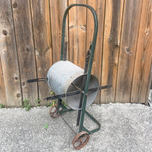 Load image into Gallery viewer, Vintage "Ideal" Green Metal Garden Hose Wheeled Cart, John Watson Manufacturing, Canada
