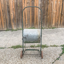 Load image into Gallery viewer, Vintage "Ideal" Green Metal Garden Hose Wheeled Cart, John Watson Manufacturing, Canada