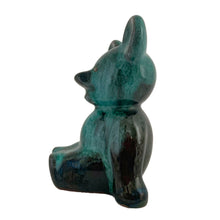 Load image into Gallery viewer, Adorable vintage green drip glazed Koala Bear art pottery figurine. Crafted by Blue Mountain Pottery, Canada, circa 1970s. Add this sweet little bear to your BMP collection! In excellent condition, free from chips/repairs. Faint script on the back of the bear reads, "Wasaga Beach Canada". Measures 3 3/4 inches tall
