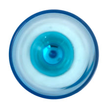 Load image into Gallery viewer, Overhead view of a single Libbey Laser Blue LRS60 wine glass