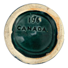Load image into Gallery viewer, Base of Star Weekly promotional cup showing embossed STAR WEEKLY marking on Laurentian Pottery