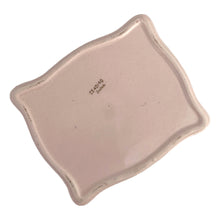 Load image into Gallery viewer, Close-up of Lefton Japan maker's mark and CS 40190 model number on bottom of pink vanity set