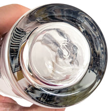 Load image into Gallery viewer, Base of Libbey locomotive train pint glass showing signature Libbey "L" mark