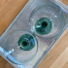 Load image into Gallery viewer, Pair of vintage Margarita Cactus cocktail glass featuring a green figural Saguaro cactus stem. Crafted by Libbey Glass, USA, 2006. Mix up some fabulous cocktails and kick back with these fun glasses....olé! In excellent condition, free from chips. Measures 4 1/4 x 6 1/4 inches Capacity 16 ounces