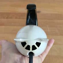 Load image into Gallery viewer, Fabulous vintage white and black Sunbeam Mixmaster Junior hand mixer, Model J. Crafted by the Sunbeam Corporation, USA, circa 1950. The power and quality craftsmanship of these mixers is unmatched and are made to last a lifetime. A must-have for any baker or appliance collector!
Tested. In good working order.
Mixer measures 7 1/4 x 3 x 6 inches (10 3/4 inches tall with beaters)