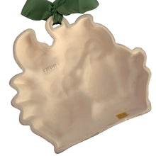 Load image into Gallery viewer, Vintage hand painted ceramic wall hanging featuring a mother and baby owl perched on a branch under a smiling moon in shades of brown, cream, green, yellow, orange and gold. Crafted by Thun, Italy, 1980s. Highly collectible and adorable wall decor for any room in your home!
In excellent condition, no chips/cracks/repairs. Embossed mark and original sticker.
Measures 8 5/8 x 7 3/4 x 2 1/8 inches