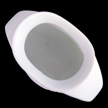 Load image into Gallery viewer, A delicate and elegant art nouveau style white bisque flower vase featuring embossed ocean wave design and glazed on the inside. Impressed "M. Frey" signature and shape number "678". Crafted by Kaiser, Germany. A lovely vase to fill with a sweet bouquet of fresh or dried flowers In excellent condition, free from chips/cracks/repairs. Measures 4 x 4 inches