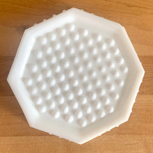 Load image into Gallery viewer, Jacks Daughter of All Trades Vintage Store Shop Reseller Etsy Shopify Toronto Canada Free Porch Pick Up Local Delivery Worldwide Shipping Judy Weinberg Unique Wedding Birthday Sustainable Gift Home Decor Collectible Collector Pressed Glass octagonal Hobnail milk glass ashtray Fenton Art Glass