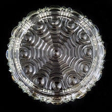Load image into Gallery viewer, Vintage depression era Old Cafe clear glass lidded candy dish. Crafted by Anchor Hocking, USA, 1936 - 1940. Use this sculpted dish to store candies and nuts. Could be used as a dresser box on a vanity or night stand to store a cell phone and jewellery. Such a versatile piece to add sparkle to your home decor!
In excellent condition, no chips.
Measures 6 7/8 x 5 inches